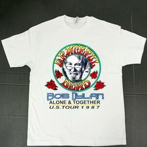 Grateful Dead Bob Dylan Summer Tour Rock Music Fan Unisex T-Shirt